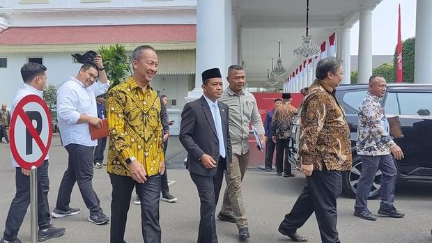 Airlangga hingga Bahlil Usai Sidang Kabinet di Istana