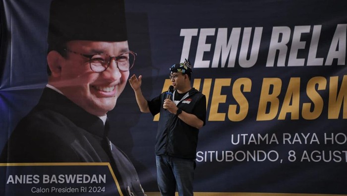 Anies Baswedan temui relawan di Situbondo, Jawa Timur (dok. Istimewa)