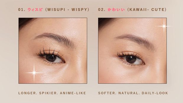 Anime eyelash extension