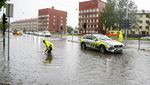Badai Hans Sebabkan Banjir dan Longsor di Norwegia, Begini Potretnya