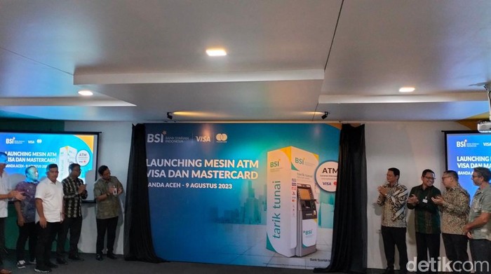 BSI meluncurkan mesin ATM Visa dan Mastercard di Aceh
