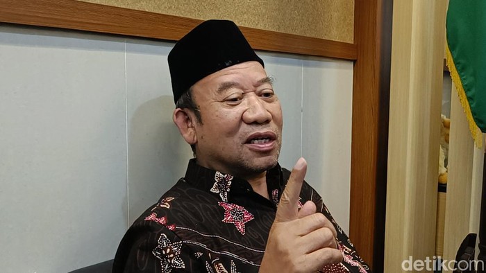 Bupati Banyumas Ahmad Husein ditemui di kantornya, Rabu (9/8/2023).