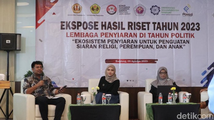 Ekspose Hasil Riset 2023 Lembaga Penyiaran di Tahun Politik bertajuk Ekosistem Penyiaran Untuk Penguatan Siaran Religi, Perempuan dan Anak