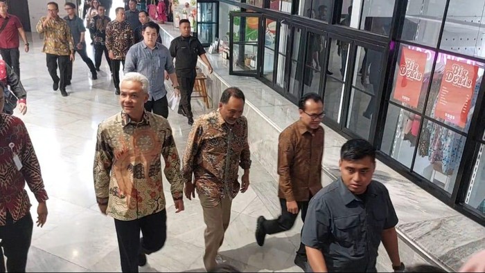 Ganjar hadiri KUR Award di Jakpus (Yogi-detikcom)