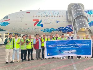 Perdana! Garuda Indonesia Layani Umrah dari Makassar