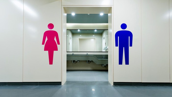Ilustrasi Tanda Toilet