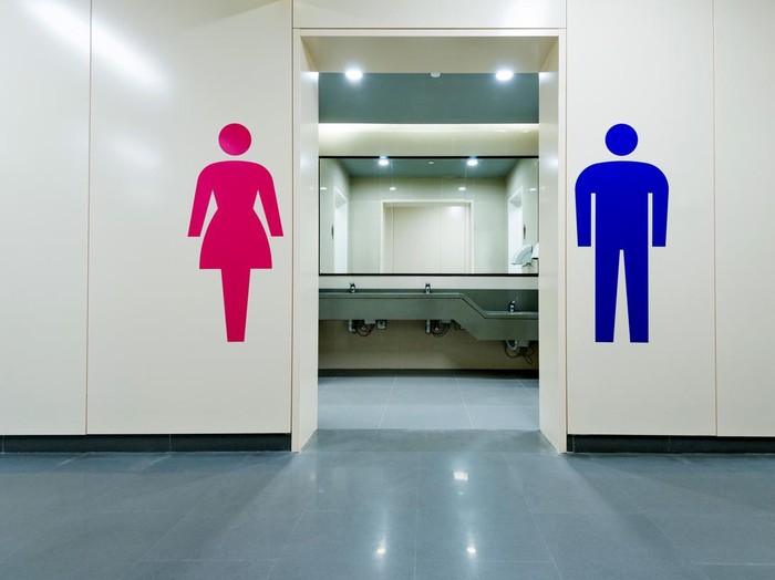 Ilustrasi Tanda Toilet