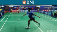 Ayus berhadapan dengan Alfonsus William di babak 32 besar pada hari Rabu (9/8) pagi WIB. Foto: Yanu Arifin/detikcom