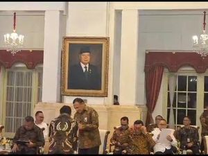 Saat Mentan SYL Hampiri Ketua KPK dan Berbincang Jelang Sidang Kabinet
