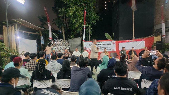Para pemuda di Lenteng Agung dan Kebagusan, Jakarta Selatan deklarasi setop tawuran.