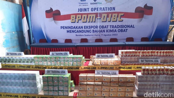 Penampakan 5 Ton Jamu Ilegal Kena Ciduk Mau Diekspor ke Uzbekistan