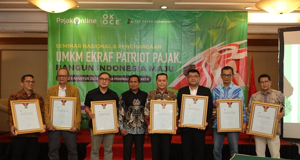 Penghargaan Patriot Pajak dari Tax Payer Community