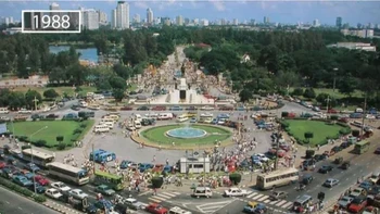 Perbedaan Bangkok 1988 vs sekarang. Jakarta perlu banget meniru. Foto: Reddit