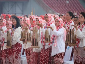 Istri Tito Karnavian Ajak Masyarakat Lebih Mencintai Angklung