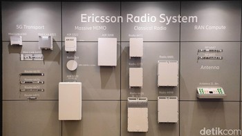 Nah itu sejalan dengan Ericsson Radio System, yang memiliki teknologi terbaru. Foto: (Panji Saputro/detikINET).  