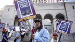 Ribuan Buruh Los Angeles Mogok Kerja Tuntut Keadilan
