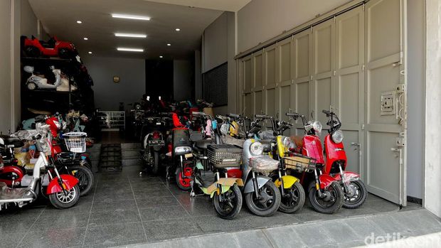 Sepeda listrik di Bandung