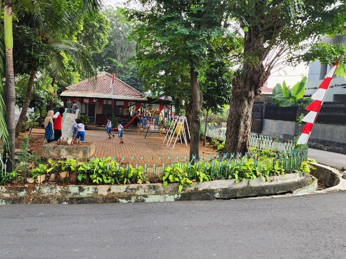 TK Gudang Peluru di Kebon Baru, Tebet, Jakarta Selatan. (Dokumentasi warga bernama Megha)