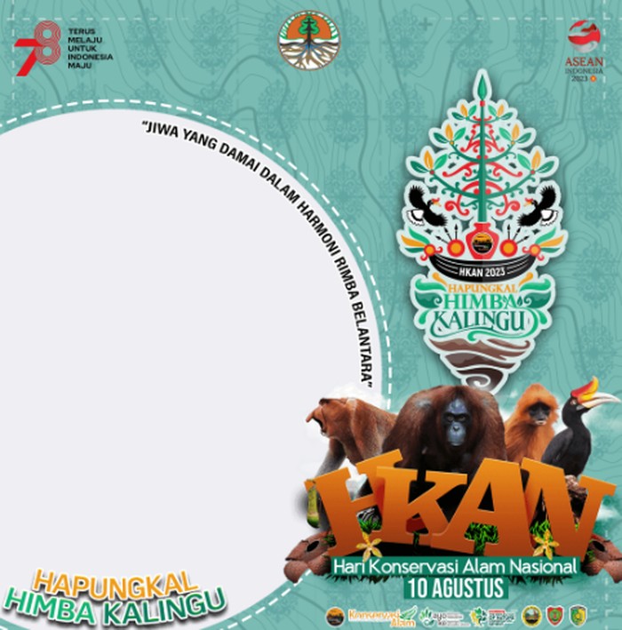 Twibbon Hari Konservasi Alam Nasional 2023
