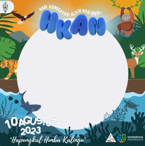 Twibbon Hari Konservasi Alam Nasional 2023