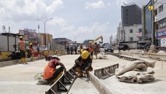 Flyover Sekip Ujung pengurai macet di Palembang lagi dibangun