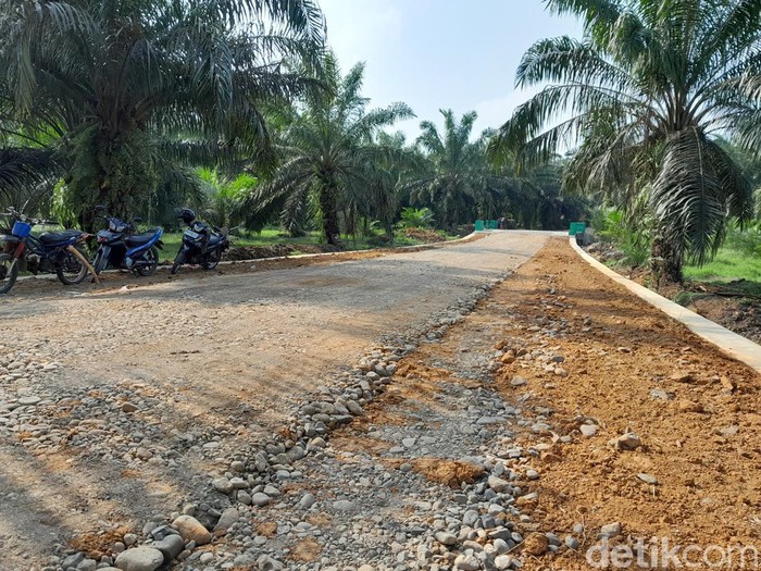 Jalan pertanian yang menghubungkan Bengkulu dengan Seluma kini beraspal
