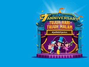 Siap-siap! Ulang Tahun Ke-7 Jenius Hadirkan Promo 7 Hari 7 Malam