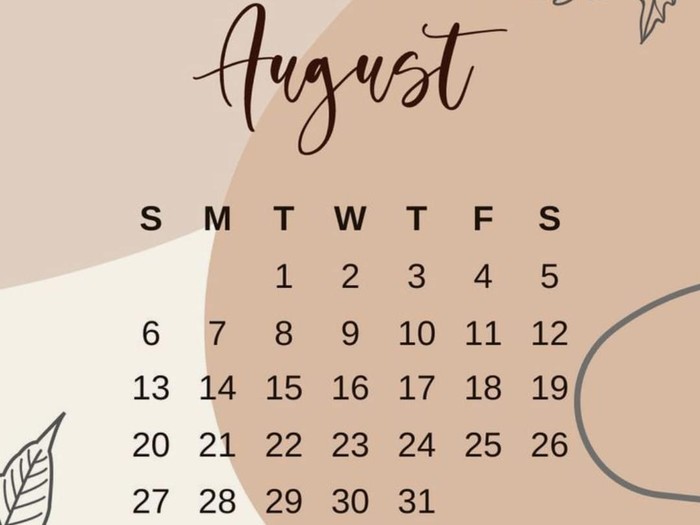 Kalender Agustus 2023