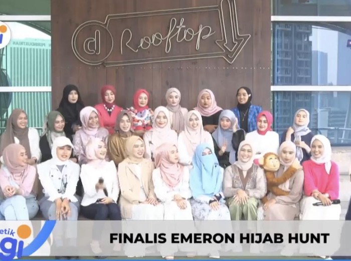 Keseruan 25 Finalis Emeron Hijab Hunt 2023 di Detikpagi Selama Karantina.