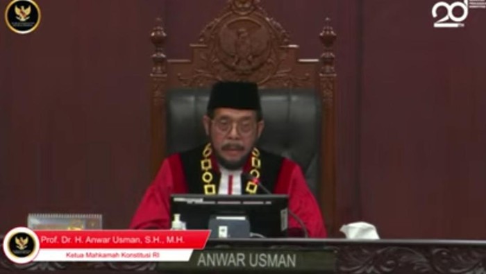 Ketua MK Anwar Usman