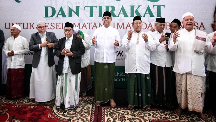 Kiai dan Gus di Jawa Timur menyatakan dukungan terhadap Anies. (Dok. istimewa)