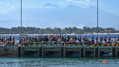 Mau ke 3 Gili di Lombok? Begini Ramainya Saat Puncak Liburan