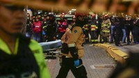Lasso bertekad akan mencari dan menghukum pelaku penembakan ini. Ia mengatakan akan segera menggelar rapat Kabinet Keamanan di Carondelet. (AP Photo/Juan Diego Montenegro)