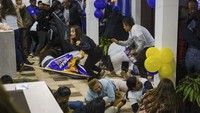 Calon presiden Ekuador, Fernando Villavicencio, tewas usai ditembak saat kampanye pada Rabu (9/8) di Quito. (API via AP)  