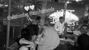 Adem! Dulu Berselisih, Olla Ramlan dan Nindy Ayunda Kini Pelukan