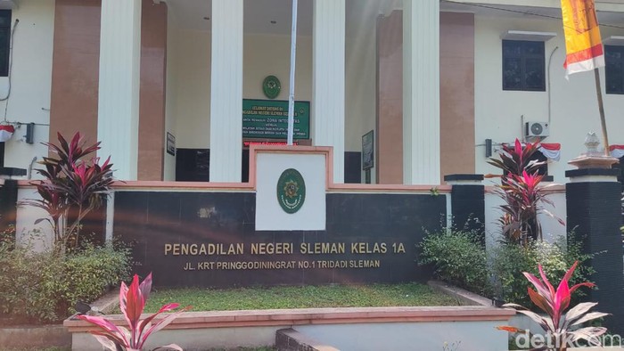 Pengadilan Negeri (PN) Sleman. Foto diunggah pada Kamis (10/8/2023).