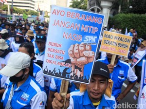 Buruh Berencana Demo hingga Malam, Polisi Minta Massa Ikuti Aturan
