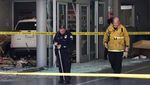 Potret Mobil Seruduk Dealer Toyota di Los Angeles