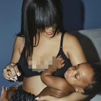 Perut hamil Rihanna yang sudah membesar pun terekspos. Saat ini, ia tengah menantikan anak keduanya bersama rapper A$AP Rocky. (Foto: Instagram/@savagexfenty)