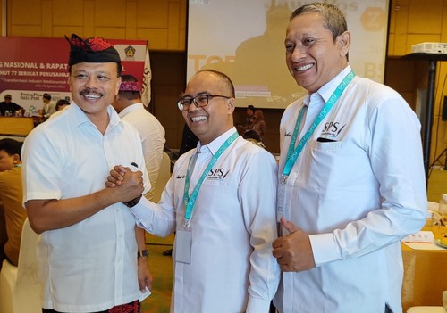 Sekda Bali Dewa Made Indra mendorong perusahaan media konvensional yang terafiliasi dalam wadah Serikat Perusahaan Pers (SPS) untuk meningkatkan kolaborasi dan sinergitas. (IST)