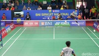 Yusack pada prosesnya kembali mampu merebut gim kedua, dengan skor 21-17, untuk maju ke babak 16 besar. Foto: Bahtiar Rifai/detikcom