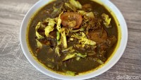 Salah satunya ada tongseng kambing Jawa (Rp 63.000). Porsinya banyak, bisa dimakan untuk 2 orang. Foto: detikcom/Riska Fitria