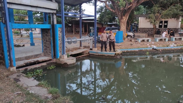 Dam Bono tempat dua siswa di Sidoarjo tenggelam