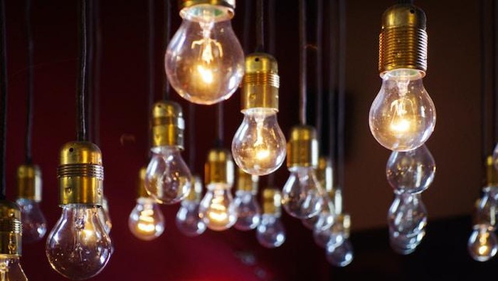 Lampu elektronik.