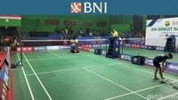 Hasil itu membawa Zahra ke final Tunggal Taruna Putri BNI Sirnas A Banten 2023. Lawannya di final adalah unggulan ketujuh Sausan Dwi Ramadhani. Foto: Bahtiar Rifai/detikcom 