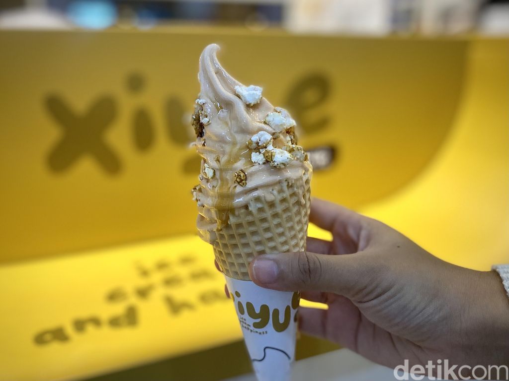 Es krim caramel popcorn