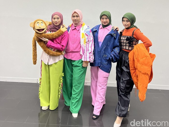 Penampilan 25 finalis Emeron Hijab Hunt 2023 tampil berbeda saat final.