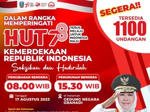 Gubernur Khofifah Undang 1.100 Warga Jatim Ikut Upacara HUT RI di Grahadi