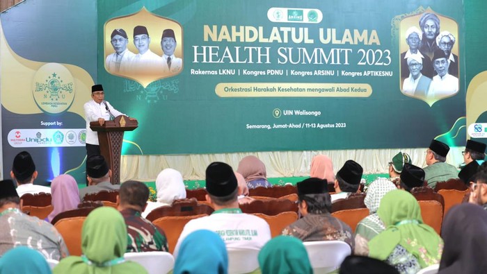 Gus Yahya dalam Rakernas Lembaga Kesehatan NU