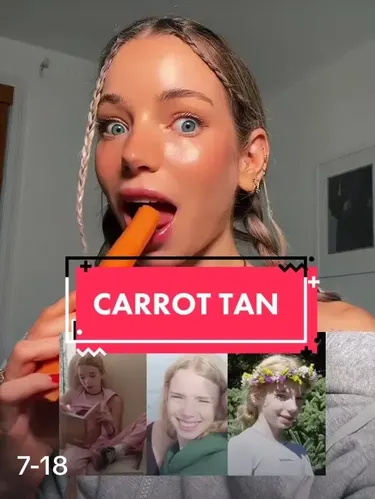 Tren makan wortel untuk ubah warna kulit.